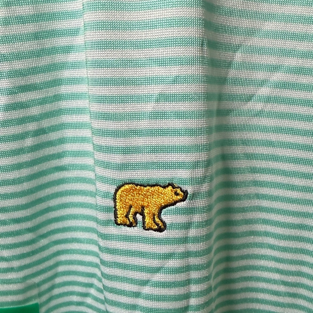 NEW! Jack Nicklaus Men’s Golf Polo Striped Shirt Large With Sun Protection - Picture 6 of 11